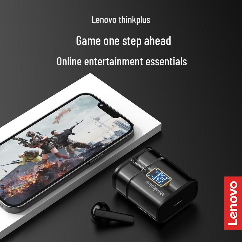 Bluetooth-наушники Lenovo Thinkplus XT56: Долгое время работы от аккумулятора, Внутриканальные, Цифровой дисплей, TWS, Популярные беспроводные.