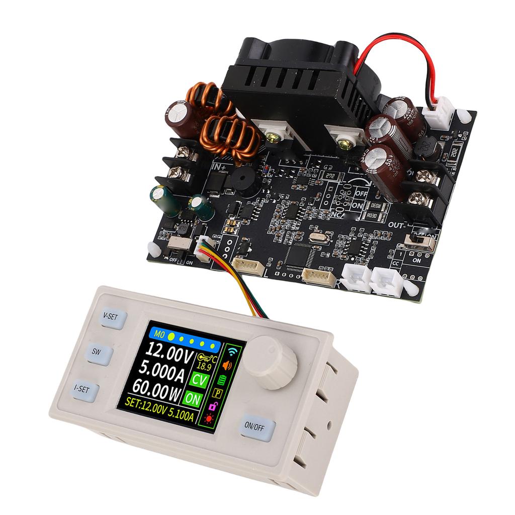 Adjustable Voltage Regulator DC6.0 36V 7A 252W Input DC0.0 36V Output 1.8 Inch Screen Voltage Regulated Power Supply