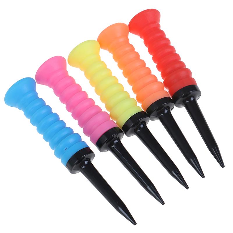 1 шт. эластичная футболка для гольфа из мягкой резины с эластичным гвоздем для мяча с предельным сопротивлением