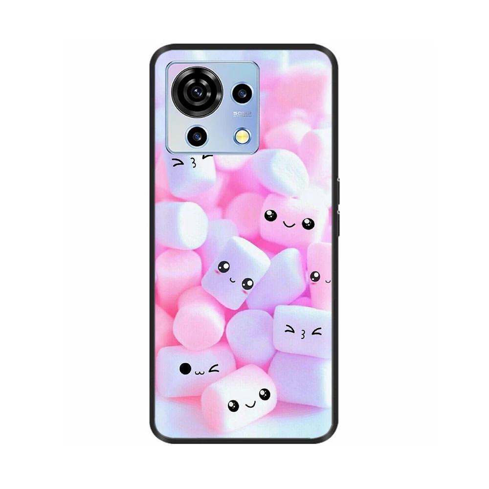 Для ZTE Blade V50 Vita Чехол Черный Силиконовый Мягкий Роскошный Задняя Крышка Телефона Для ZTE Blade V50 Vita Чехол Funda Для ZTE V50 Vita Etui