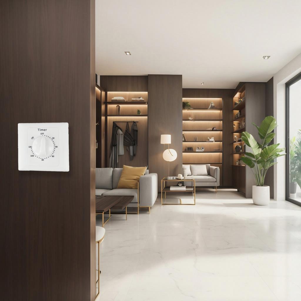 Пластиковый надежный переключатель-таймер 50 Гц панель 86 AC 220 В