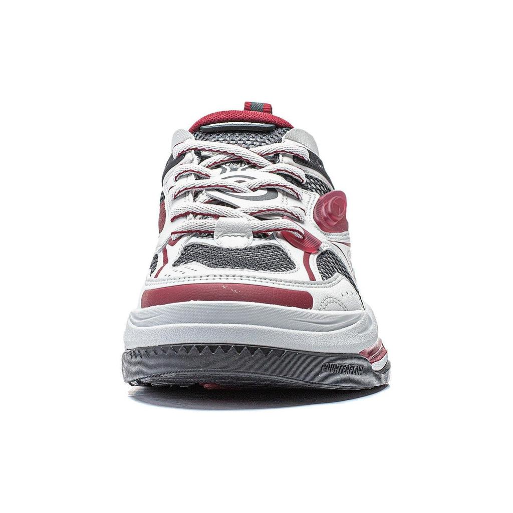 Li-Ning Flash Star 2 CF Series Удобные универсальные нескользящие износостойкие низкие повседневные туфли мужские кроссовки черные серые красные AGLT171-1