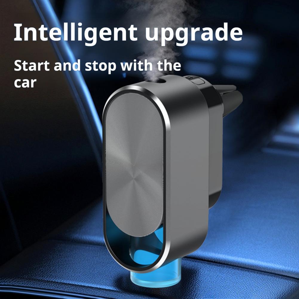 Автомобильный освежитель воздуха с 45-дневным сроком службы батареи, диффузор для ароматерапии с функцией автоматического включения/выключения, низким энергопотреблением, вентиляционным отверстием для аромата