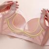 Large Size Women Lingerie Full Cup Minimizer Thin Bra Wireless Brassiere Sexy Lace Underwear Gathered Push Up Bralette