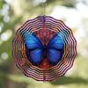 10 Inch Colorful Butterfly Wind Chime with Easy Hook Durable Outdoor Decor for Garden Yard Mothers Day Thanksgiving Gift