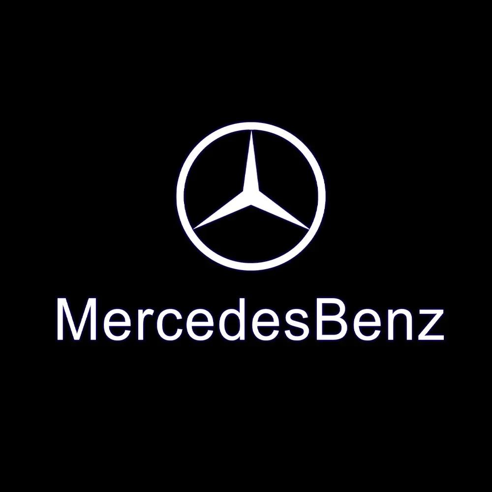 2X Подсветка приветствия на двери автомобиля Светодиодная проекционная лампа Для Mercedes Benz AMG GLC GLA GLE GLS GL W204 W176 W205 W213 W166 W212 C180