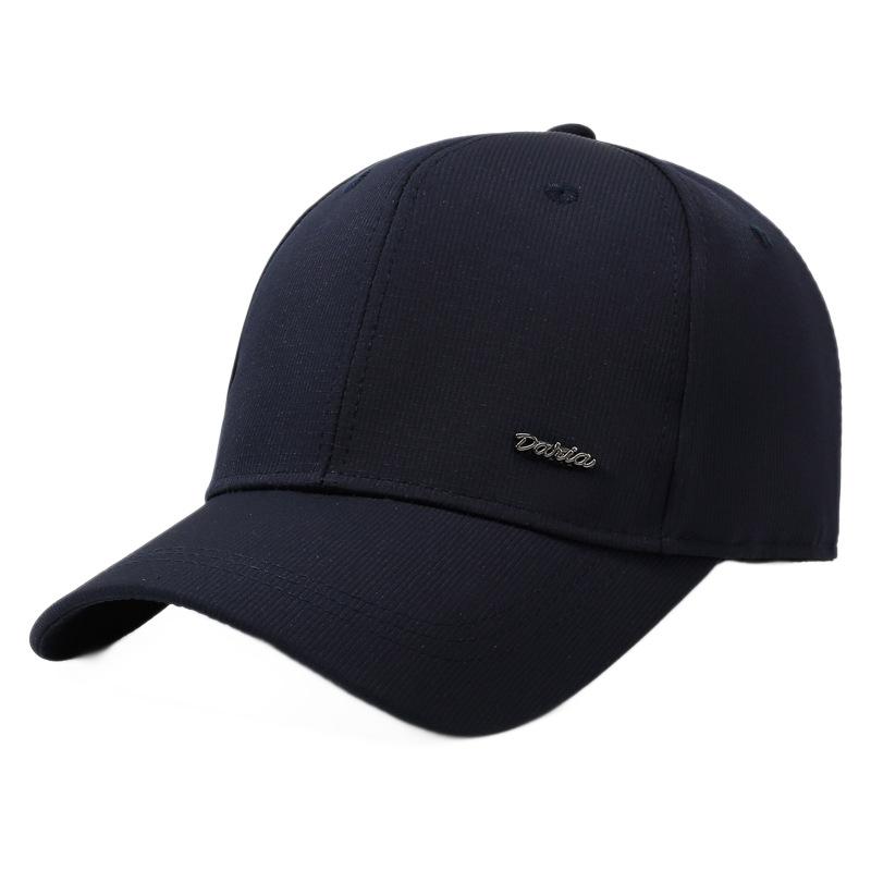 Spring And Autumn Middle-Aged Men'S Baseball Cap Versatile Sun Cap Simple Letter Cap Men'S Outdoor Sunscreen Cap