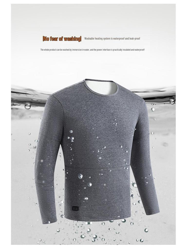 Cross-Border Smart Heated Underwear Set: Men's & Women's Winter Thermo Wear