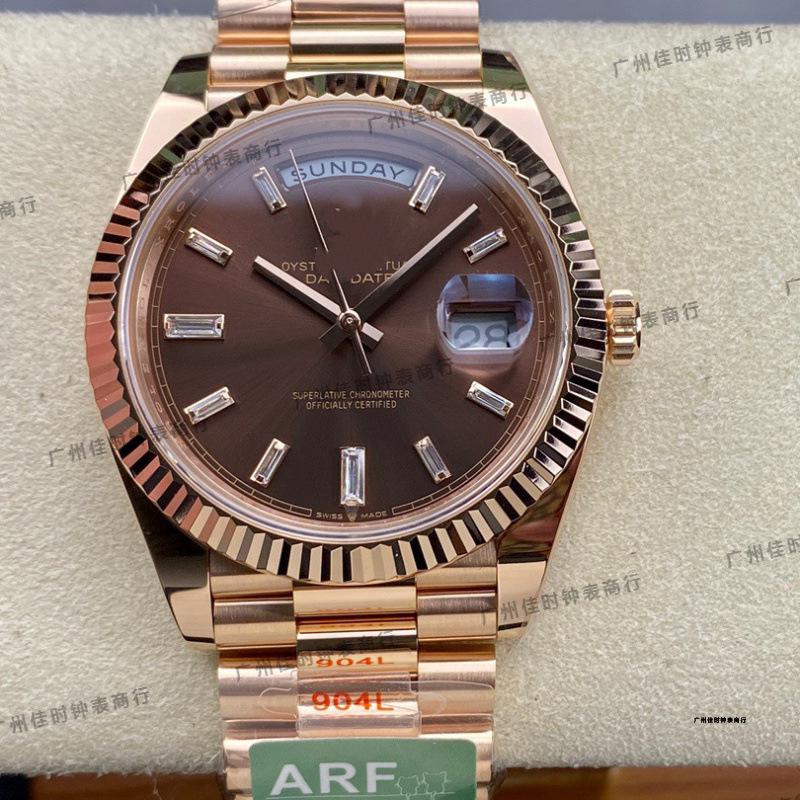 Мужские механические часы ARF серии Lao Jia Ri Zhi с двойным индикатором даты