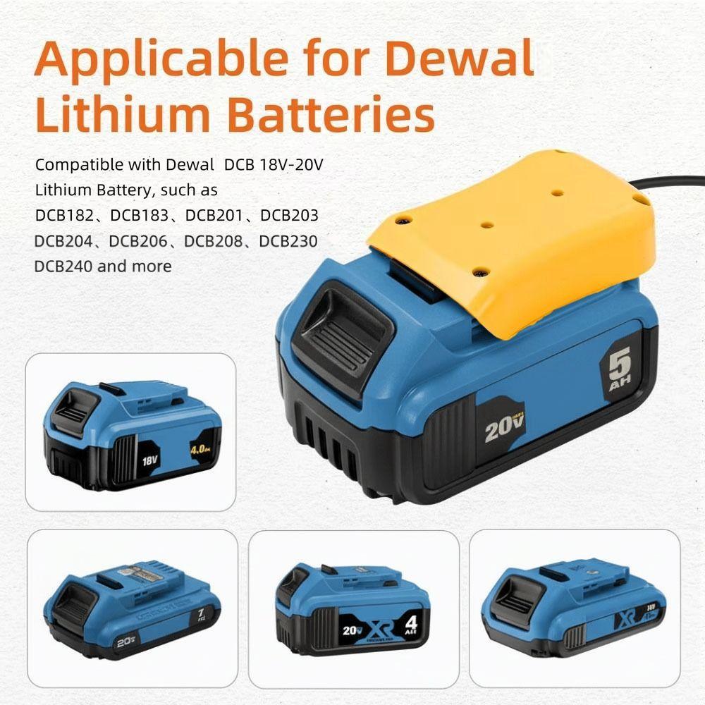 Stable Charger Adapter Mini Battery Plug Easy To Install DC Power Cable 18V/20V