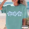 Comfort Colors Hibiscus T-Shirt: Beachy Floral Tee