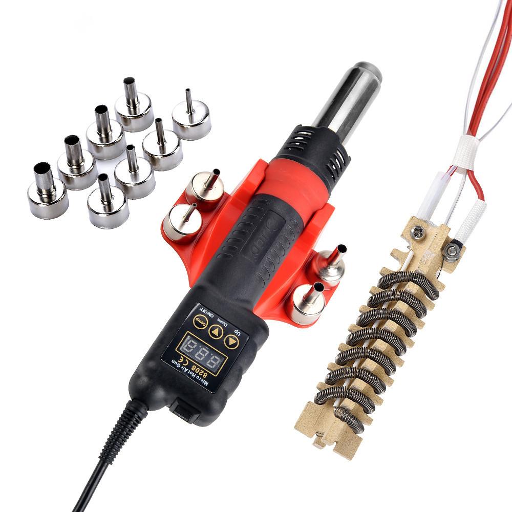 750W BGA IC Solder Tools Micro Hot Air Gun Welding Rework Station LCD Digital Display Soldering Heat Gun Hair Dryer