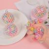 Kids' Stress Relief Squeeze Balls - Colorful Grape Bead Pattern for Fun and Decompression