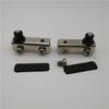 4 Pairs Silver Glass Clamp Iron Pivot Hinge Adjustable Door Hinge  for Free-Swinging Glass Door