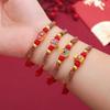 Chinese Blessing Red String Bracelet for Prosperity and Happiness Handmade Jewelry