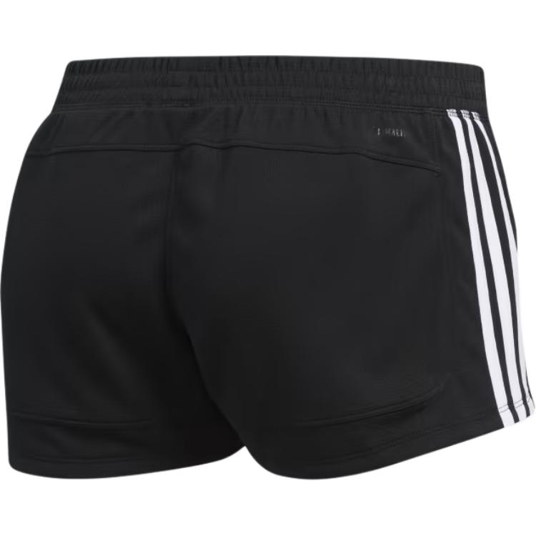 Adidas Вязаные шорты с 3 полосками, женские брюки, черные DU3502