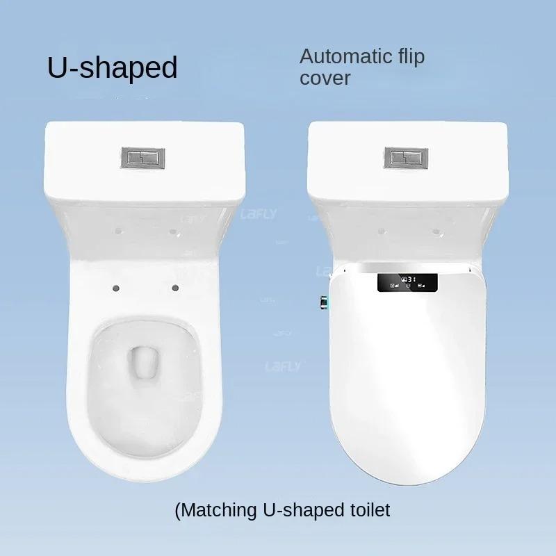 Ecofresh Square Smart Toilet Seat Cover - Electronic Bidet with Heating, Cleaning & Drying for Bathroom