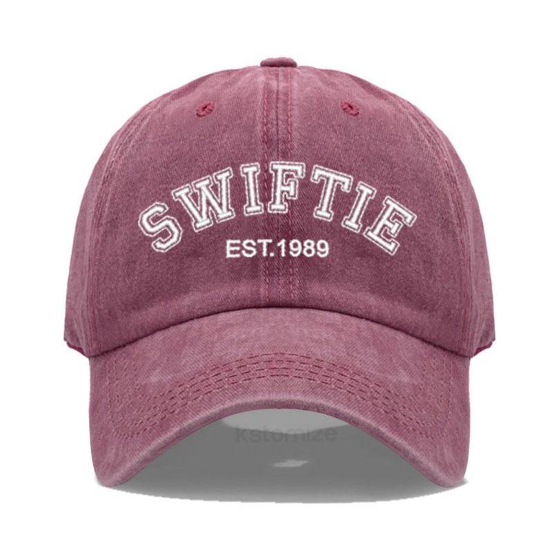 SWIFTIE 1989 Embroidery Baseball Cap for Men Women Unisex Washed Cotton Dad Hat Sun Hat Gift Fans Outdoor Sports Dropshipping