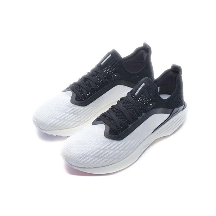 Li Ning Super Light 17 Нескользящие Износостойкие Низкие Беговые Кроссовки Мужские Бело-Черные ARBQ003-10