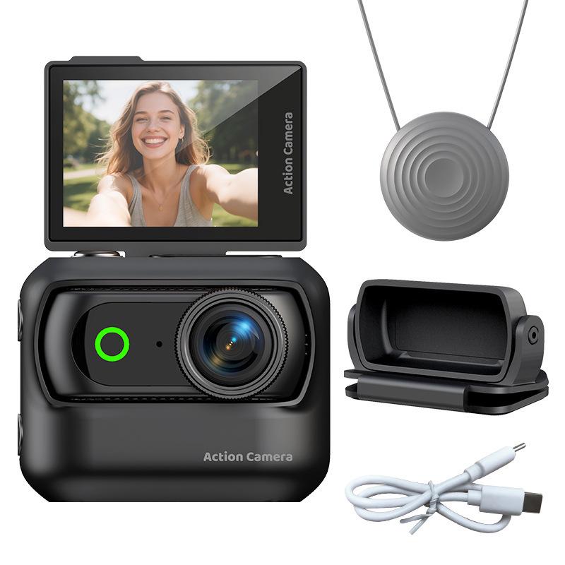 Thumb Panoramic Sports Camera: Outdoor Cycling, Anti-Shake, Detachable, Magnetic, WiFi Recording
