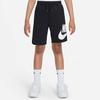 Nike Детские спортивные повседневные шорты с логотипом, детские штаны, черные AT3070-010