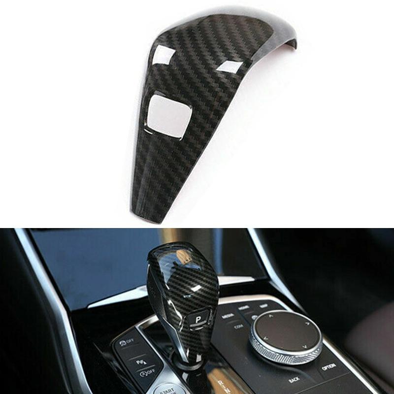 Накладка на ручку переключения передач автомобиля, крышка ручки, наклейки под карбон для BMW 3 серии G20 G28 2020 2021 2022 2023 ABS аксессуары