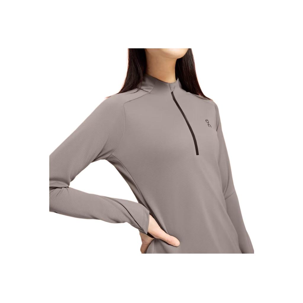 Футболка с длинным рукавом On Climate Solid Moisture Wicking Casual Lg, женские топы, угольно-серый 1WE10781933