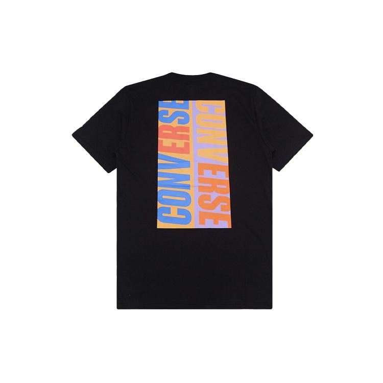 Converse Set in Sleeve T Shirt Men's Black 10008541-A05