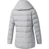 Adidas Warm Comfortable Soft Lightweight Duck Down Mid-Length Down Jacket Women Outerwear Gray BQ8785