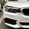 2 шт. фара брови веки отделка крышка для BMW 5 серии G30 525i 17-21 черный карбоновый волокно фары глаз крышка декор