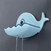 Storage Soap Rack Self Adhesive Cartoon Whale Drain Soap Box Whale Shaped Soap Holder No Drilling