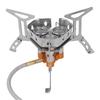 Windproof Camp Stove 3 Core Lightweight Portable Windproof Gas Stove for Outdoor Backpacking Picnic