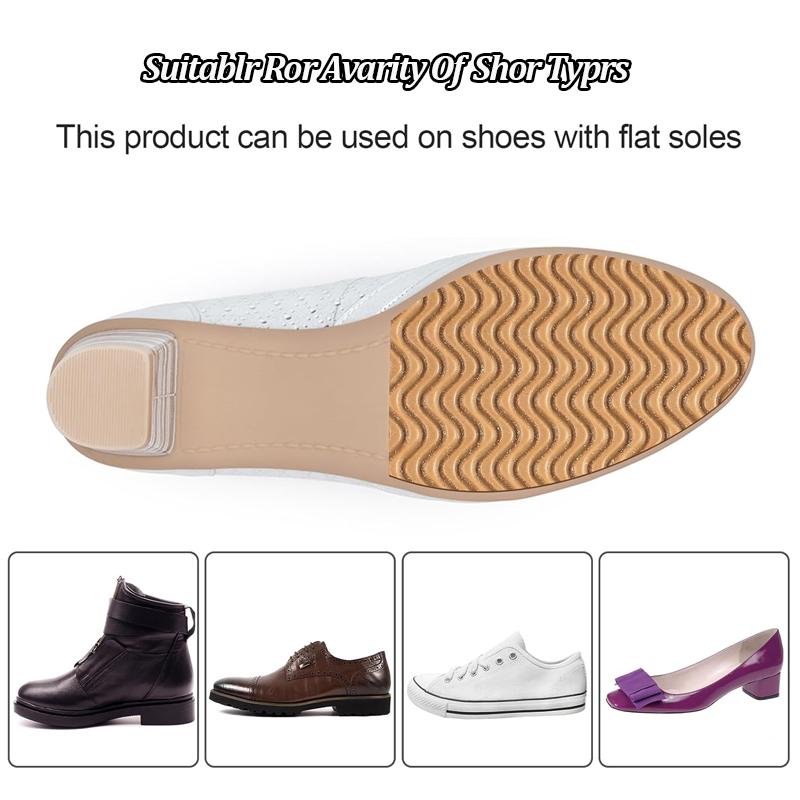 Режущаяся Нескользящая Накладка на Подошву Обуви Износостойкая Амортизирующая Самоклеящаяся Подкладка для Обуви Защита Подошвы Обуви Ремонтная Резиновая Наклейка