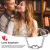 Magnetic Suction Love with Couple Keychain Symbolize Exquisite Design Commitment Keychain Valentine Gifts for Boyfriend Girlfriend
