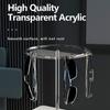 Прозрачная стойка для очков 360° Вращающийся органайзер для хранения очков Спальня