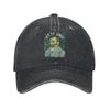 Let it Gogh Funny Vincent Van Gogh Starry Night Unstructured Baseball Cap Painting Distressed Cotton Hat Adjustable Snapback