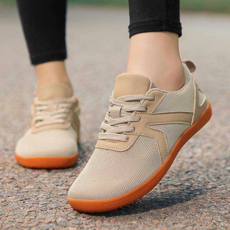 Широконосые повседневные спортивные туфли для пар, обувь для ходьбы босиком, плоская обувь, дышащие сетчатые кроссовки для кросс-тренинга