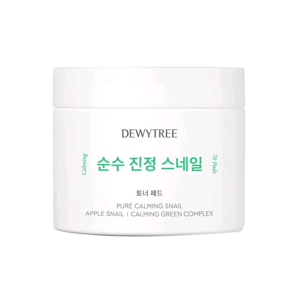 DEWYTREE Pure Calming Snail Toner Pad 70p, 70 Pieces, 3 Pieces