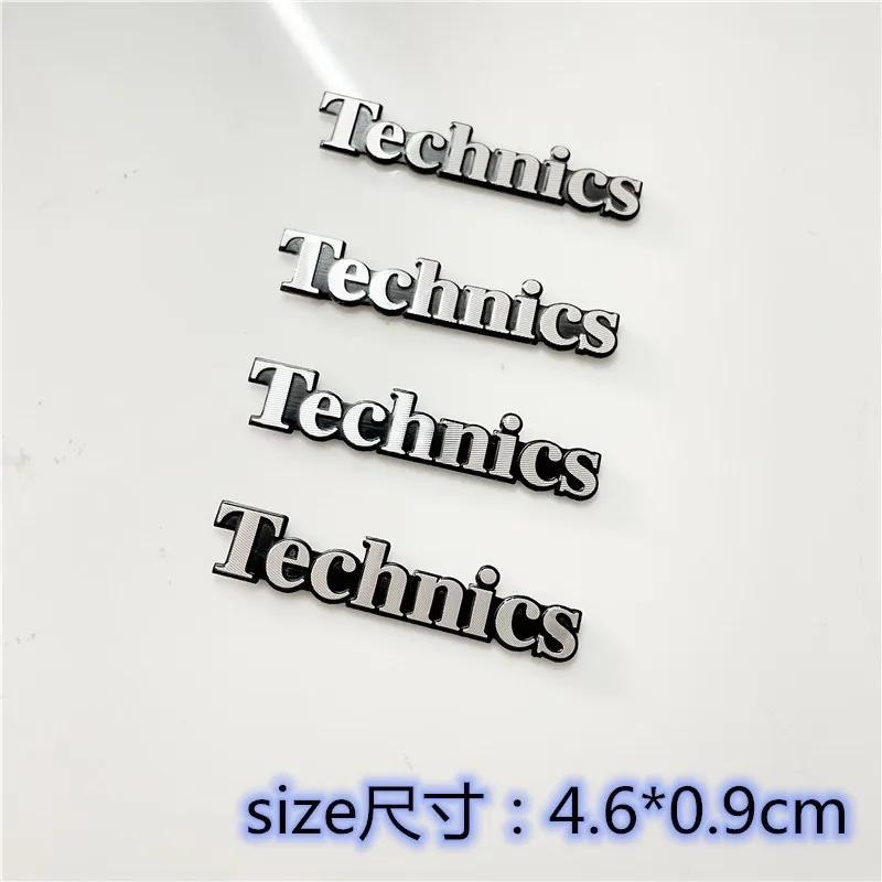 4X Техник Динамик 46x9мм алюминиевая наклейка стайлинг автомобиля technics значок эмблема динамика стерео Наклейка Автоаксессуары