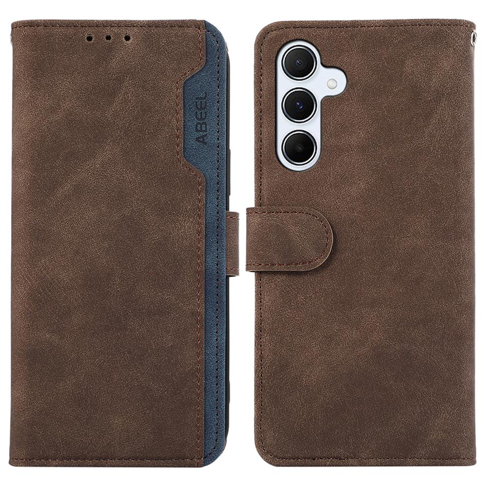 ABEEL Чехол-кошелек с блокировкой RFID для Samsung Galaxy A55 5G, обложка-подставка из ПУ кожи