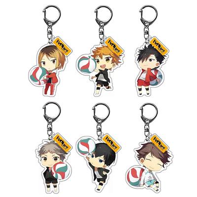 Haikyuu Hinata Syouyou, реквизит для косплея, брелок для ключей, акриловая фигурка, брелок для ключей, сумки, украшение, подарок