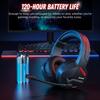 NUBWO BW01 Wireless Gaming Headset with Microphone for PC/PS4/PS5, 2.4G Wireless Bluetooth USB Gamer Headphones with Mic for Laptop Computer