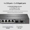 MERCURY 6-Port 2.5G Smart Managed Switch (2x 10G SFP + 4x 2.5G RJ45)