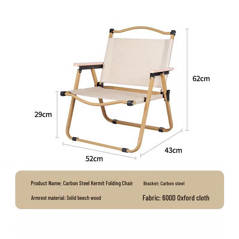 ZISIZ Outdoor Folding Kermit Camping Chair