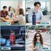 CHENGWEI 1 Liter Vacuum Insulated Water Bottle, Keeps Hot or Cold, Carbonated, and Sports Drinks Compatible, Direct Drinking, Leak-Proof, Wide Mouth,