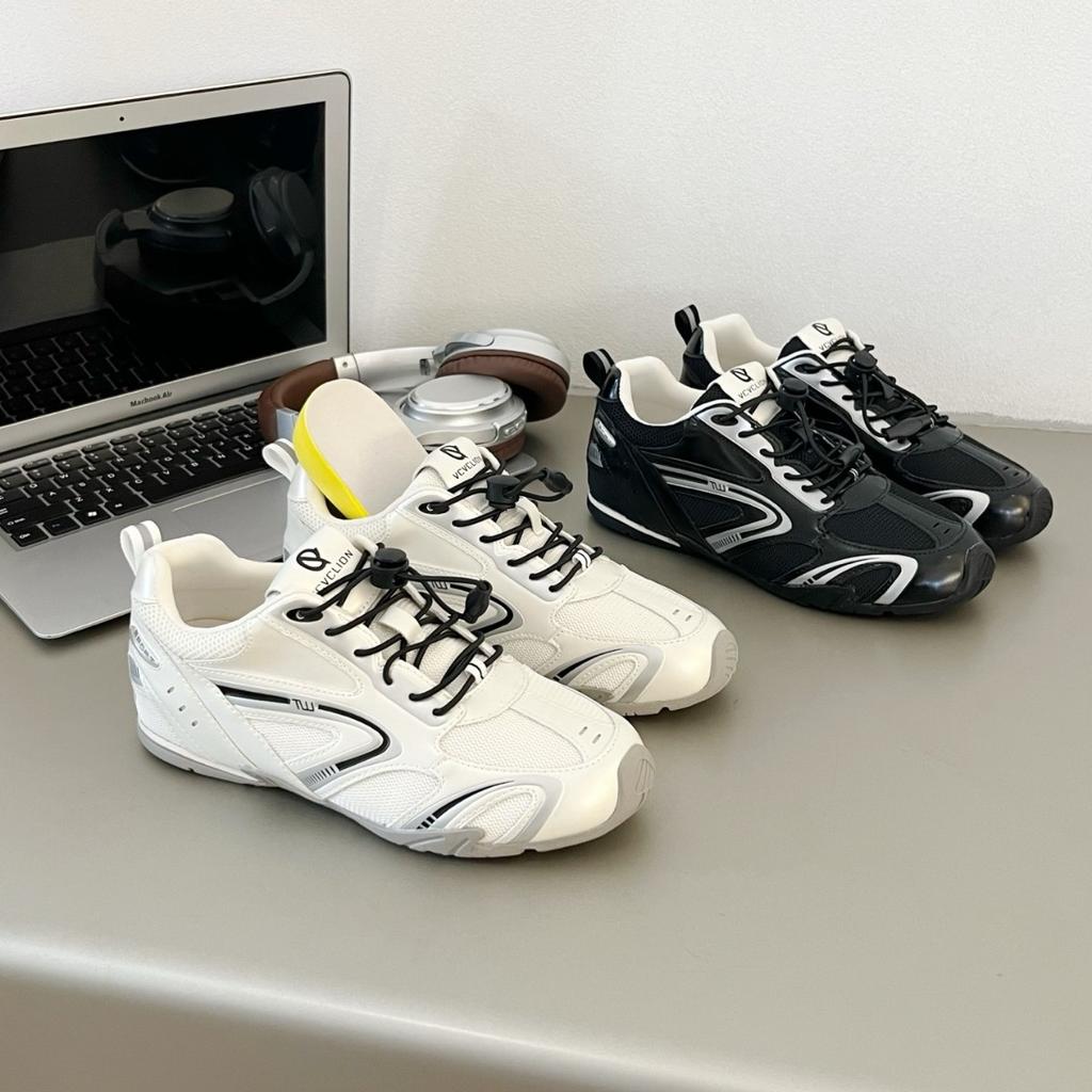 4.0 Racing Shoes Women's 2025 Summer New Fashion Versatile German Training Shoes Leather Mesh Breathable Runaway Sneakers