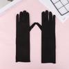 1 пара варежек солнцезащитные перчатки для вождения эластичные женские анти-УФ перчатки средней длины дышащие перчатки для весны и лета тонкие перчатки