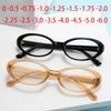 Small Frame Blue Light Blocking Oval Myopia Lens Prescription Eyeglasses Women Men  Optical Spectacles 0 -0.5 -0.75 To -6.0