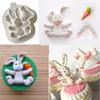 Silicone Mould 3D RABBIT Easter Bunny Fondant Cake Molds Cupcake Tools Kitchen Accessories