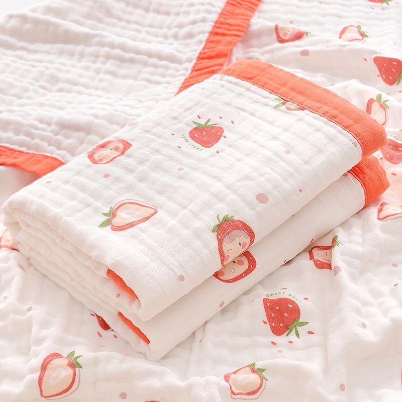 Супермягкое шестислойное хлопковое детское банное полотенце и пеленка